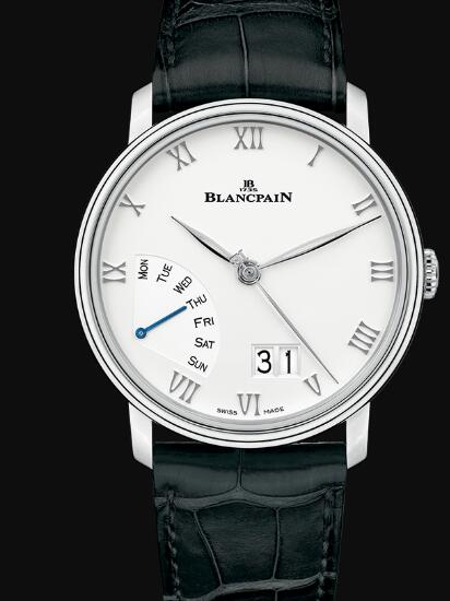 Review Blancpain Villeret Watch Price Review Grande Date Jour Rétrograde Replica Watch 6668 1127 55B - Click Image to Close